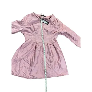 Nasty Gal Shimmer over‎ here mini shirt Pink dress sz 10 thumbnail 9