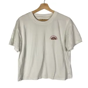 Madewell X‎ Ohkii Studio White Easy Crop Short Sleeve Tee M thumbnail 3