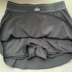 Alo Yoga Match Point Tennis Skirt Black S thumbnail 5
