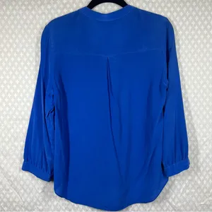 Amanda Uprichard Blue‎ Silk Top thumbnail 5