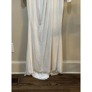 Ieena By Mac Duggal Style‎ No. 26554 White Size 10 Maxi thumbnail 7