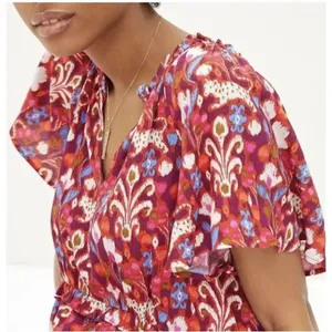 Anthropologie Robin Tiered Fresh Floral Floral Dress Size Small 1790 thumbnail 2