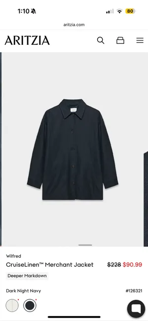 Aritzia Wilfred Cruiselinen™ Merchant Jacket thumbnail 7