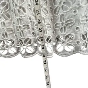 Milly New York Emalina Dress 10 White Floral‎ Eyelet Strapless Lined Chic Modern thumbnail 10