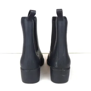 Jeffrey Campbell Stormy Chelsea Rain Boots Women 8 Black Matte Pointed Toe thumbnail 6