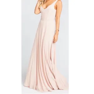 Show Me Your MuMu Jenn Maxi Dress Dusty Blush Pink Small thumbnail 16