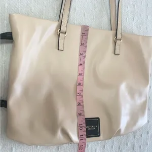 Victoria’s Secret 100% Polyurethane‎ Solid Tan Shoulder Bag One Size thumbnail 7