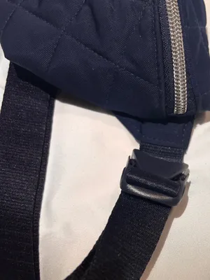 Vera Bradley Quilted Navy Blue Belt Bag Fanny Pack Crossbody thumbnail 4