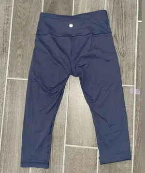 90 Degree by Reflex Dark Blue Cropped Leggings thumbnail 3