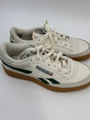 Madewell x Reebok® Unisex Club C Revenge Sneakers Chalk Dark Green W 8.5 M 7 thumbnail 4