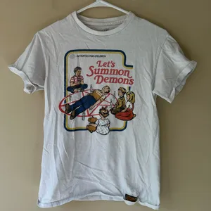 Urban Outfitters White Graphic Tee thumbnail 1