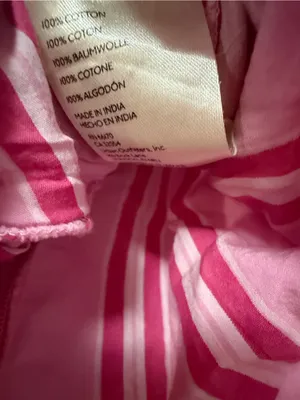 Free People striped pull-on shorts in pink combo XS thumbnail 6