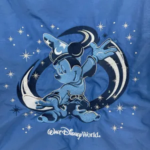 Unisex 90s vintage Walt Disney magical Mickey Mouse blue windbreaker small thumbnail 5