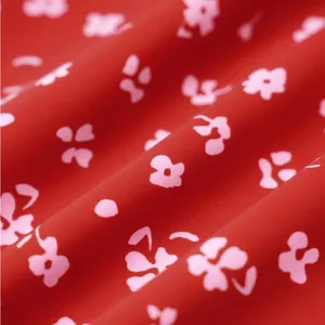 Rihoas Red Floral Sweetheart Neck Cap Sleeve Midi Dress thumbnail 11