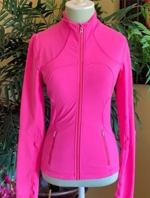 Lululemon Define Jacket Hot Pink Zip-Up thumbnail 1