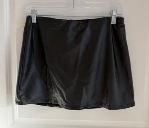 Windsor Black Faux Leather Skirt thumbnail 1