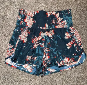 FP Movement The Way Home Athletic Shorts in Floral Print thumbnail 1