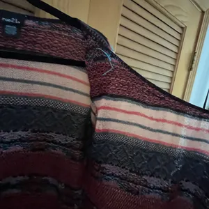Rue 21 multicolor open front Striped Cardigan size medium thumbnail 8