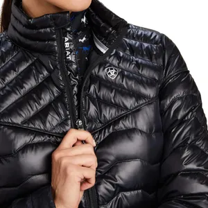 Ariat Tek Down Jacket Women's XS Puffer Full Zip Black thumbnail 3