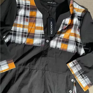 Black Plaid Button thumbnail 3