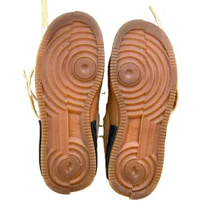 Nike Air Force 1 Fontanka Sesame Gum Brown Leather Sneakers Women's 7 DH1290-201 thumbnail 11