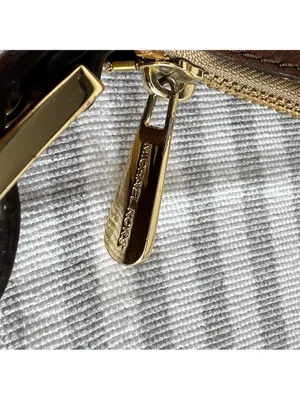 Michael Kors Women's Brown and Cream Shoulder Bag #260125 thumbnail 12