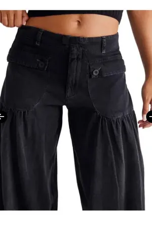 NWT FREE PEOPLE Lotus Balloon Jeans thumbnail 9