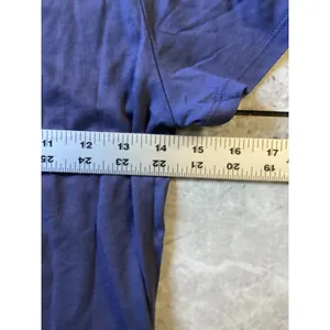 Quince Womens Cotton Modal Scoop Neck Short Sleeve T-Shirt Blue XS NWT thumbnail 3