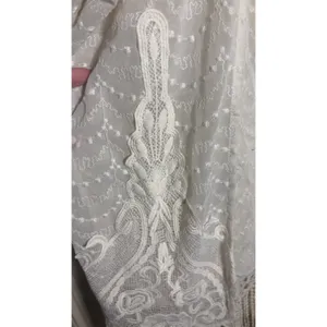 Altar'd State Cream Lace Fringe Trim‎ Kimono XS/S Boho Beach Bridal Festival thumbnail 4