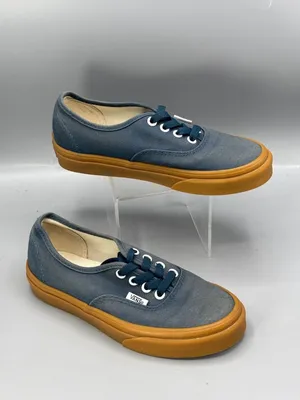 Vans Off The Wall Sneakers Unisex 4W/5.5M Navy Blue Gum Sole Casual 721356 thumbnail 2