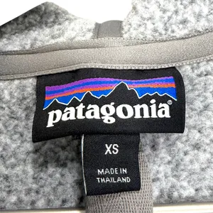 Patagonia Gray Hooded Button Front Better Sweater Fleece Jacket Sweater Size XS thumbnail 3