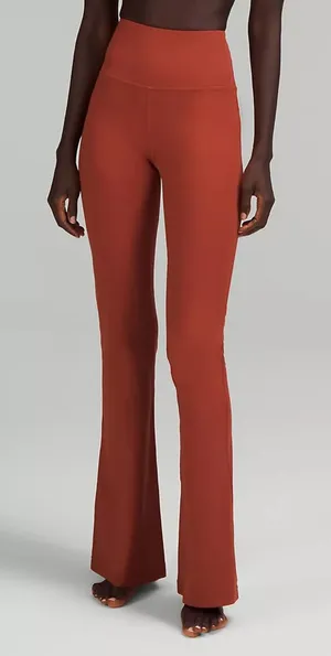 Lululemon Groove SHR Nulu™ Flared Pant * Regular cayenne red high waisted yoga 4 thumbnail 1
