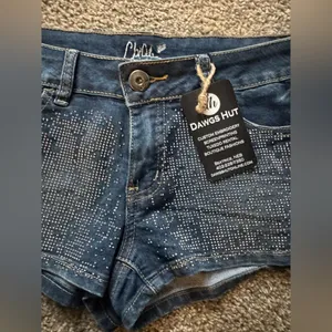 Women’s Medium Boutique Custom Sequined Shorts Size MED NWT thumbnail 2