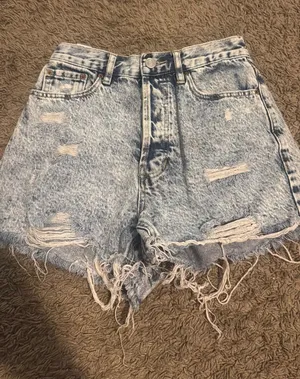 PacSun Shorts Denim High-Rise Festival Light Wash thumbnail 1