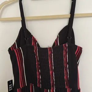 NWT Striped Black Jumpsuit thumbnail 4
