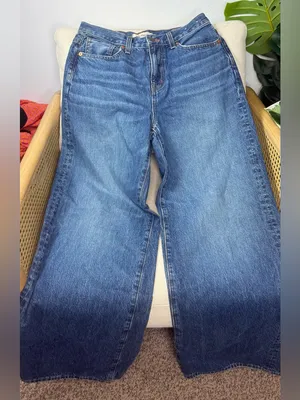 Madewell Superwide Leg Jeans Size 26 thumbnail 5