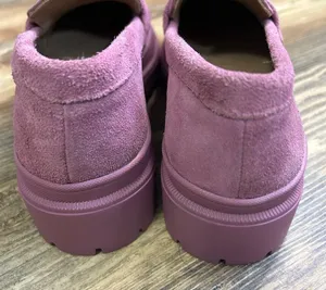 Portland Leather Patina Zoe Chunky Loafers Shoes Foxglove Pink 6 Suede y2k thumbnail 5