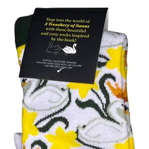 OwlCrate A Treachery of Swans Slouchy Socks - A. B. Poranek January 2026 YA Item thumbnail 3