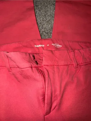 Old Navy Coral Straight-Leg Pants thumbnail 3