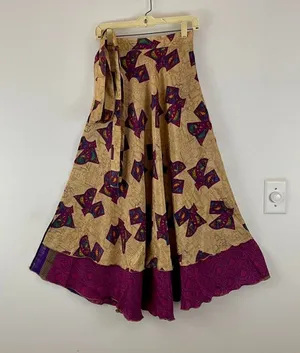 Reversible Maxi Wrap Skirt BINS501 thumbnail 1