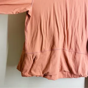 Lululemon Ready to Rulu Pullover Pink Savannah Rulu Funnel Neck Size 6 thumbnail 9