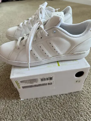 Adidas Vintage Baseline W White Leather Low Top Premium Classic Tennis Sneakers thumbnail 3