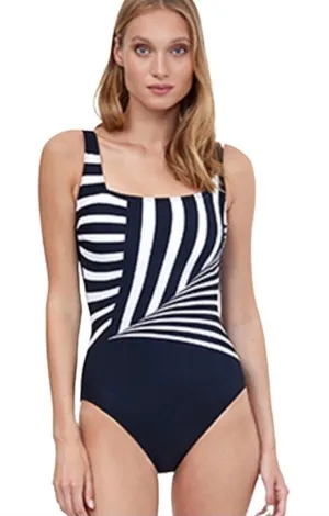 Gottex Art Basel Square Neck One-Piece‎ Swimsuit 6 thumbnail 1
