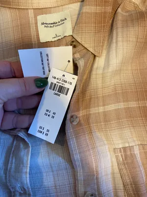 Abercrombie 90s Cropped Flannel thumbnail 2