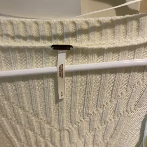 Free people Elegant Cream Knit long sleeve sweater mini Dress, size S thumbnail 7
