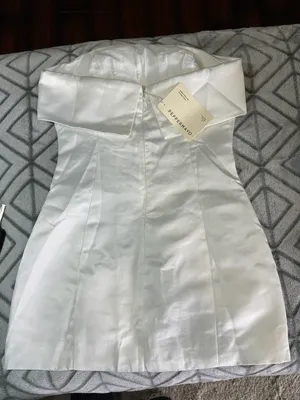 White Pearl Tube Dress thumbnail 6