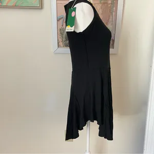 Halara Ribbed Tank Dress Black Size XS New thumbnail 3
