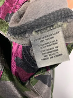 Marrakech Silky Cargo Pants 31 Pink Green Camo Utility Autumn Boho thumbnail 10