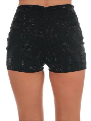 Cloud Ten NWT Rhinestone Black Shorts Size Small thumbnail 3
