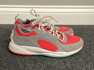 Columbia Pivot Waterproof Hiking Sneakers Shoes Size 9 Gray Red Womens HIking thumbnail 1